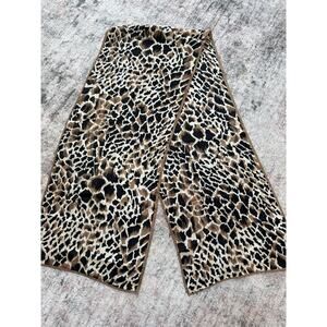 Vintage Baar & Beards Made in Japan Animal Print Silk Rectangle Scarf Deer